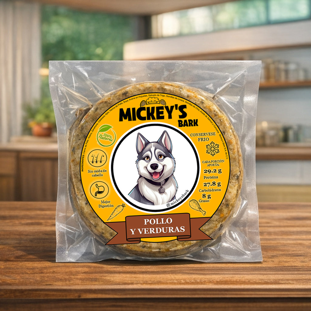 Disco Pollo y Verduras 200 g.